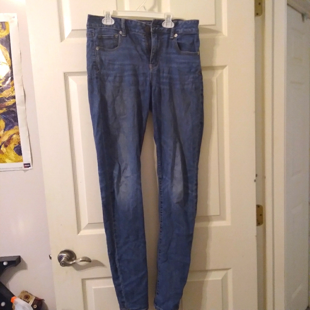 Denim skinny stretch jeans